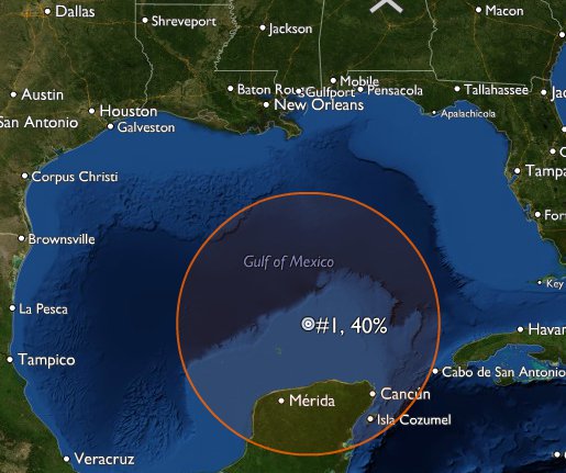 Gulf of Mexico disturbance with potential for tropical development