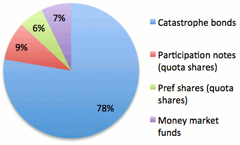 Stone Ridge High Yield Reinsurance Risk Premium Fund breakdown by type of assets managed