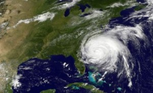 Hurricane Irene satellite image