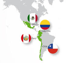 Map of Pacific Alliance countries
