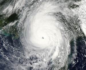Hurricane Michael satellite