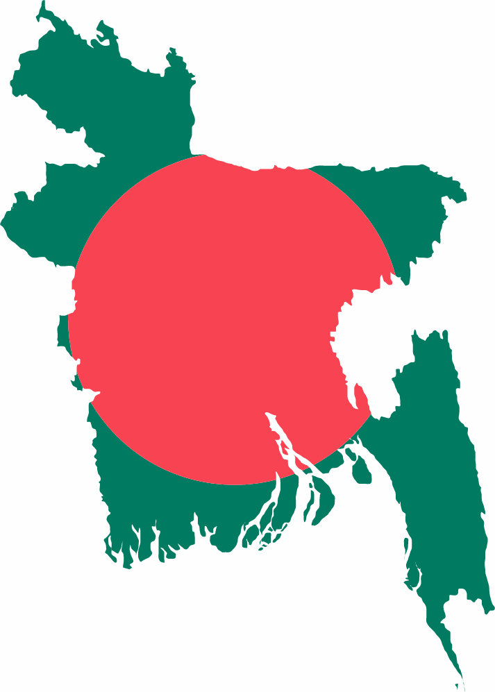 bangladesh-flag-map
